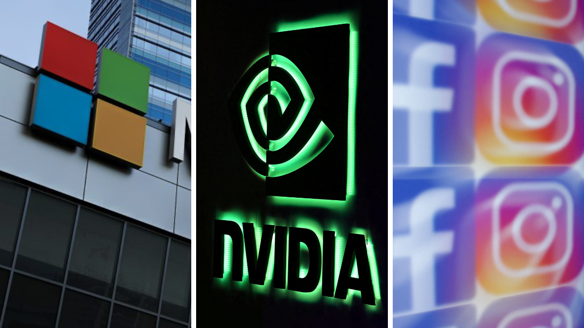 Microsoft, Nvidia y Meta. Microsoft, Nvidia y Meta.