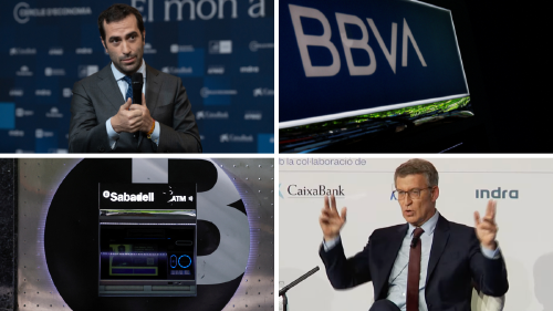 Carlos Cuerpo y Alberto Núñez Feijóo analizan la OPA de BBVA por Sabadell Carlos Cuerpo y Alberto Núñez Feijóo analizan la OPA de BBVA por Sabadell