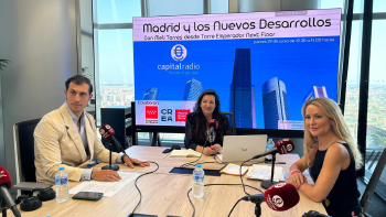 Mesa Madrid, referente en innovación. Con David García Núñez, presidente de MWCC; y Tatiana M. Martínez Ramos e Iruela, asesora de la Comunidad de Madrid y directora de Innolab: Laboratorio de Soluciones Urbanas.