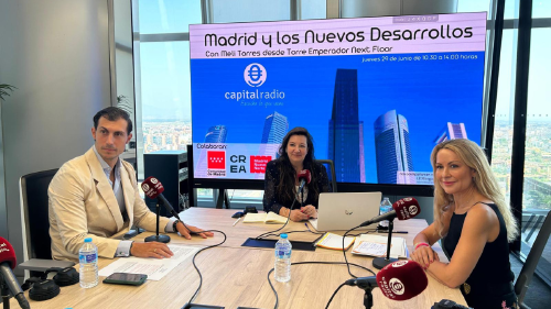 Mesa Madrid, referente en innovación. Con David García Núñez, presidente de MWCC; y Tatiana M. Martínez Ramos e Iruela, asesora de la Comunidad de Madrid y directora de Innolab: Laboratorio de Soluciones Urbanas. Mesa Madrid, referente en innovación. Con David García Núñez, presidente de MWCC; y Tatiana M. Martínez Ramos e Iruela, asesora de la Comunidad de Madrid y directora de Innolab: Laboratorio de Soluciones Urbanas.