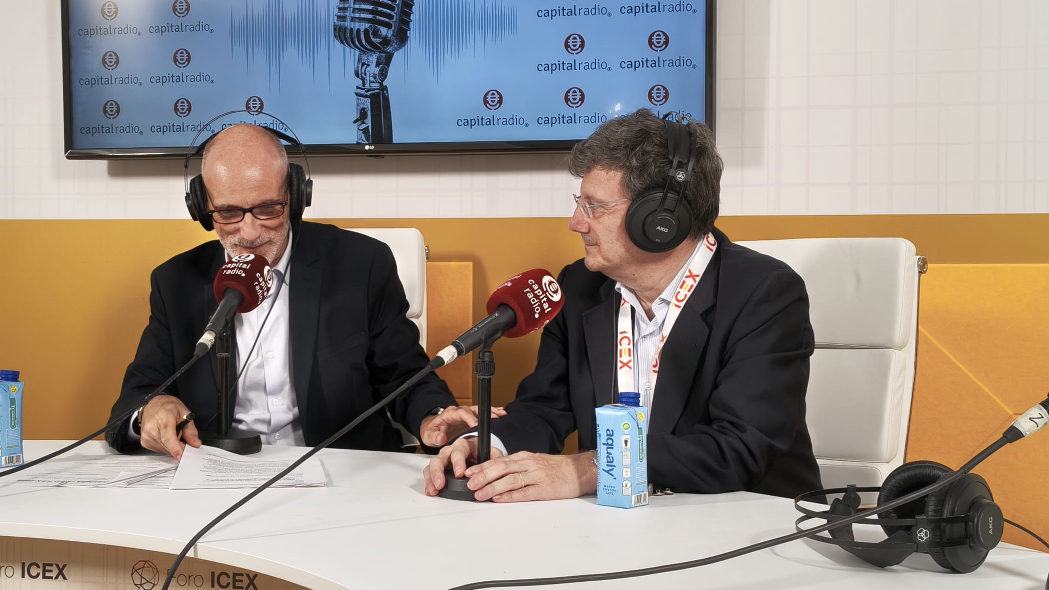 Chimo Ortega, director de Movilidad sobre Ruedas; y Javier Puertas, jefe de Servicio de la Unidad de Sue&ntilde;o del Hospital Universitario de La Ribera y vicedecano de Internacionalizaci&oacute;n en la Facultad de Medicina de la Universidad Cat&oacute;lica de Valencia.