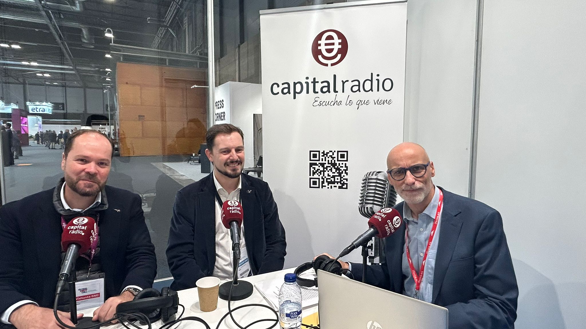 Adrián Fernández, director de Sostenibilidad de Renfe; y Diego Crescente, director de Comunicación de Renfe.