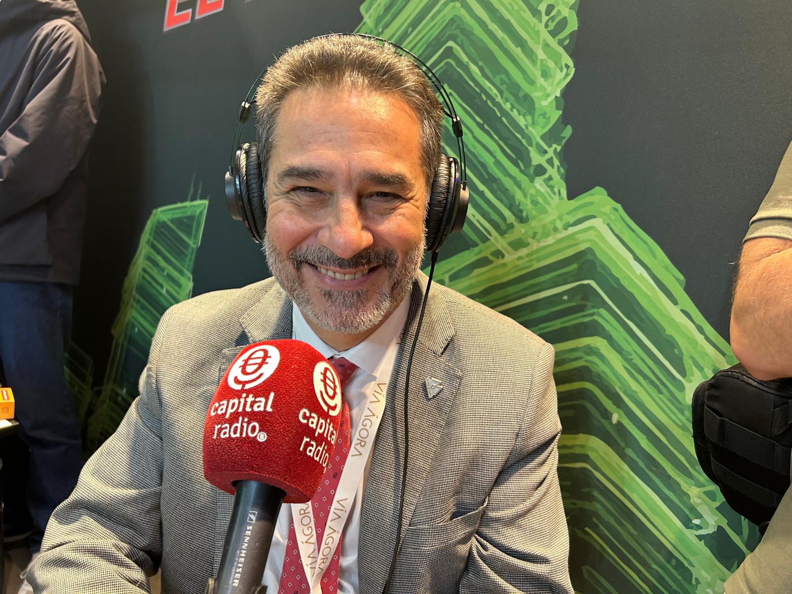 Juan Antonio G&oacute;mez, presidente de la Corporaci&oacute;n V&iacute;a &Aacute;gora&nbsp;y presidente del Cl&uacute;ster de la Edificaci&oacute;n.