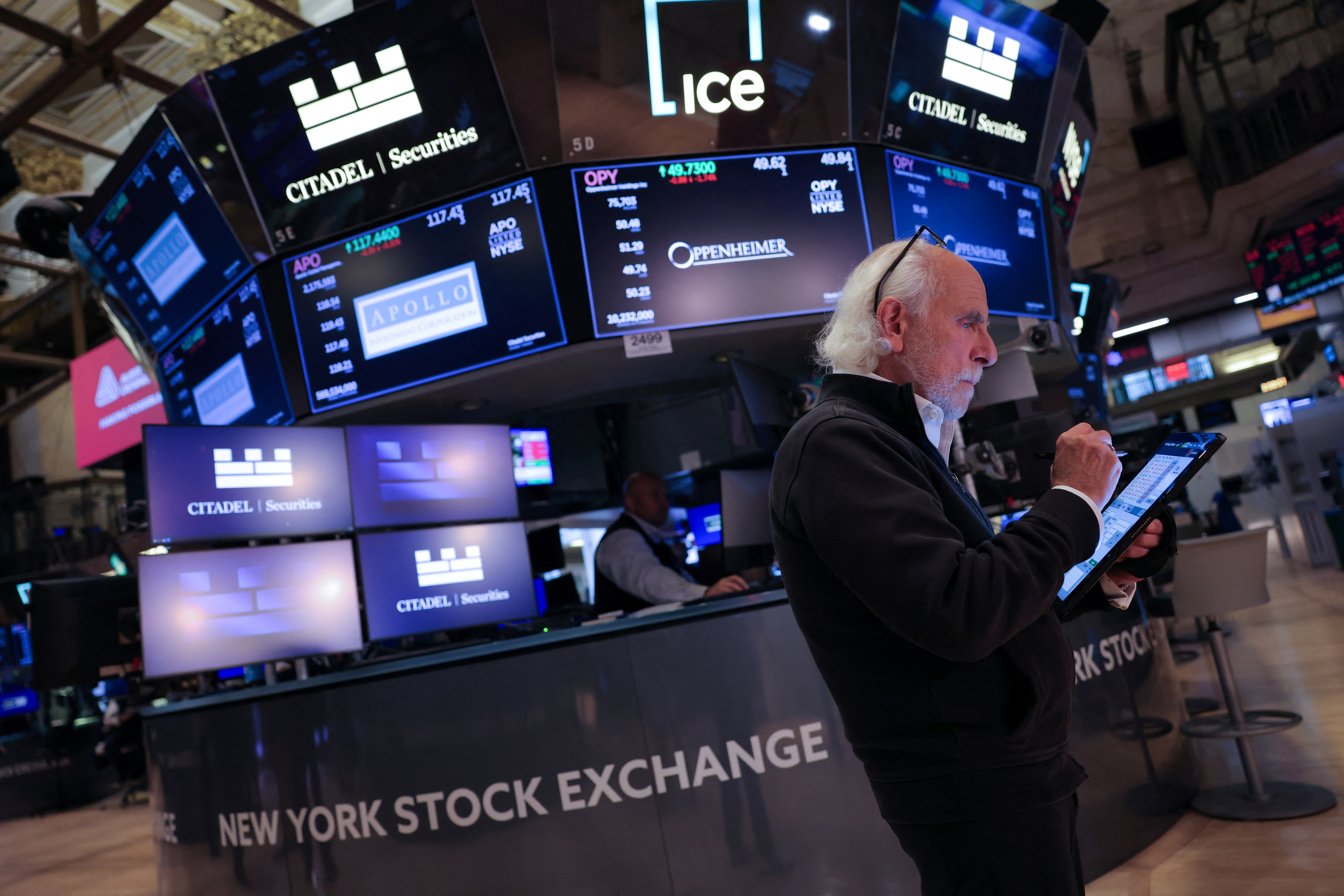 Trader en la NYSE