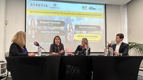 Representantes de Astara Move, Drivalia y Northgate España debate sobre los servicios de movilidad, pago por uso y suscripción. Representantes de Astara Move, Drivalia y Northgate España debate sobre los servicios de movilidad, pago por uso y suscripción.