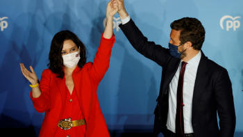 Isabel Díaz Ayuso y Pablo Casado