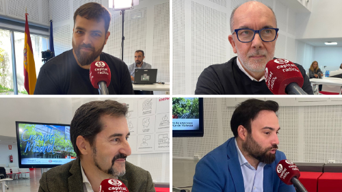 Fausto Ruiz Madrid, CEO de Pango Studio; Luis Carlos González Fernández, CEO de Supergiz Salud; Jesús Piñeiro Noguera, CEO de Neo Tools NG; y Ángel Niño, concejal delegado del Área de Innovación y Emprendimiento del Ayuntamiento de Madrid. Fausto Ruiz Madrid, CEO de Pango Studio; Luis Carlos González Fernández, CEO de Supergiz Salud; Jesús Piñeiro Noguera, CEO de Neo Tools NG; y Ángel Niño, concejal delegado del Área de Innovación y Emprendimiento del Ayuntamiento de Madrid.