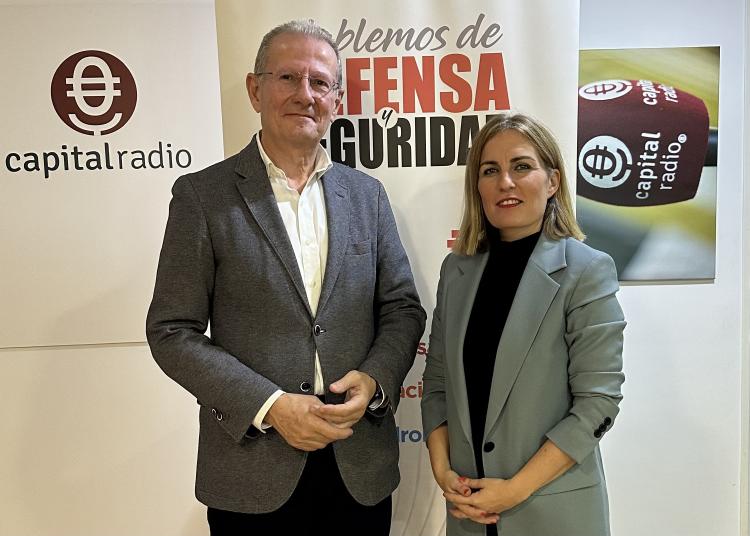 Jorge Potti (Tedae y GMV) con Laura Blanco Jorge Potti (Tedae y GMV) con Laura Blanco