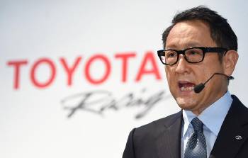 Akio Toyoda, director ejecutivo de Toyota Akio Toyoda, director ejecutivo de Toyota