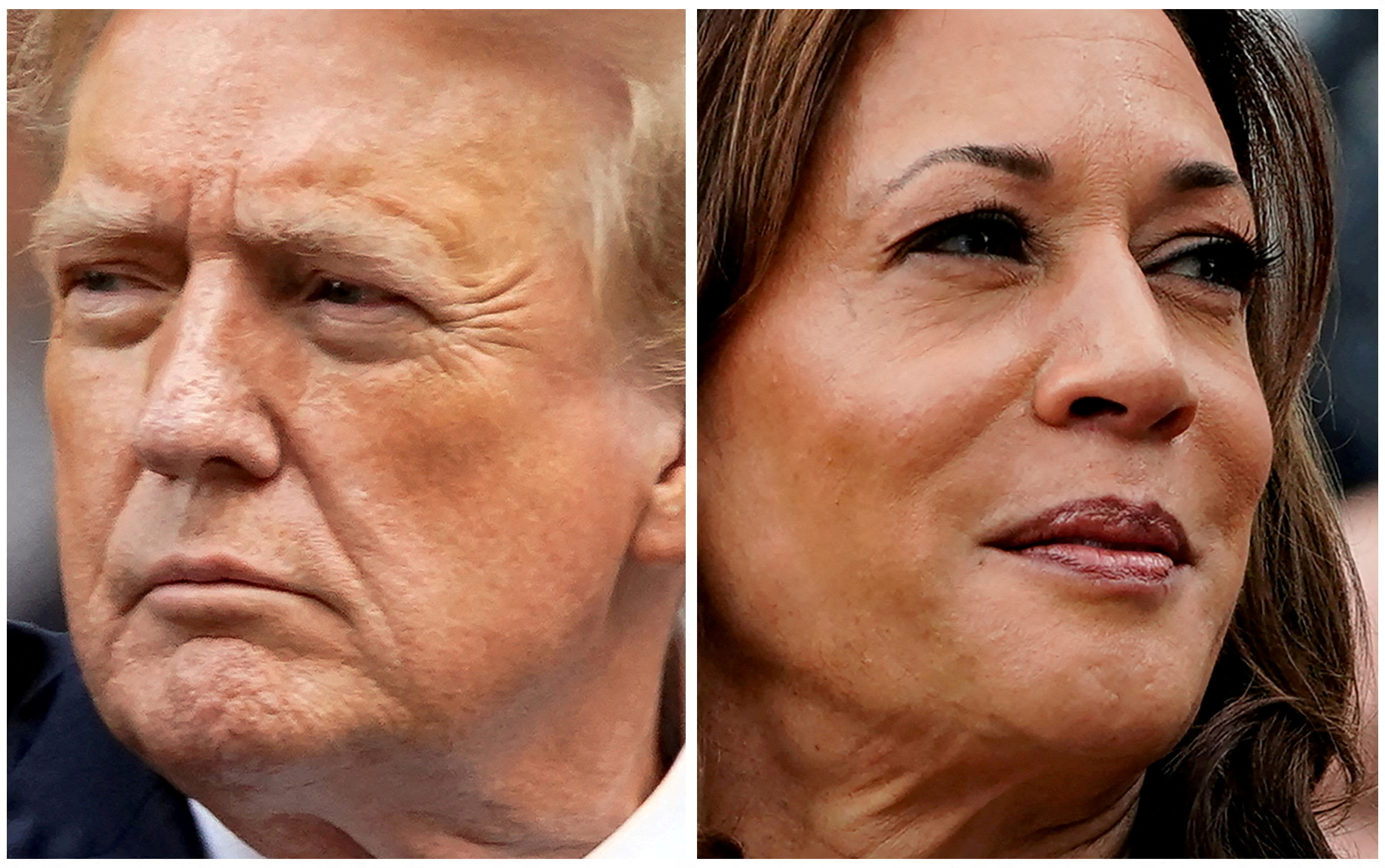 Donald Trump y Kamala Harris