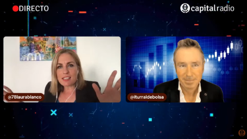 Laura Blanco y Alberto Iturralde, en un momento de la segunda Clase Magistral de la temporada 2024/2025. Laura Blanco y Alberto Iturralde, en un momento de la segunda Clase Magistral de la temporada 2024/2025.