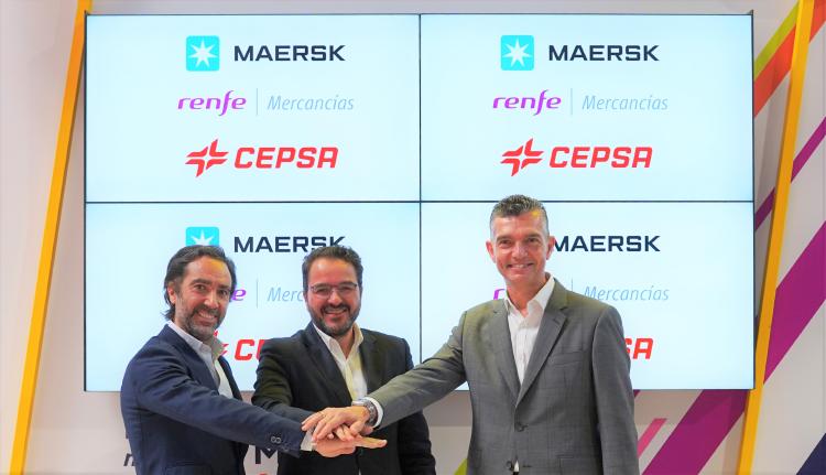 Responsables de Renfe, Maersk y Cepsa Responsables de Renfe, Maersk y Cepsa