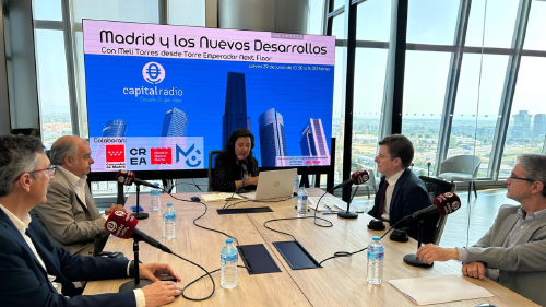 Mesa Madrid Nuevo Norte: la oportunidad. Con Miguel Hernández, director de Estrategia de Crea Madrid Nuevo Norte; José Luis Moreno, director de la Oficina para Madrid Nuevo Norte de la Comunidad de Madrid; y José María Ortega, coordinador general de Desarrollo Urbano del Ayuntamiento de Madrid. Mesa Madrid Nuevo Norte: la oportunidad. Con Miguel Hernández, director de Estrategia de Crea Madrid Nuevo Norte; José Luis Moreno, director de la Oficina para Madrid Nuevo Norte de la Comunidad de Madrid; y José María Ortega, coordinador general de Desarrollo Urbano del Ayuntamiento de Madrid.