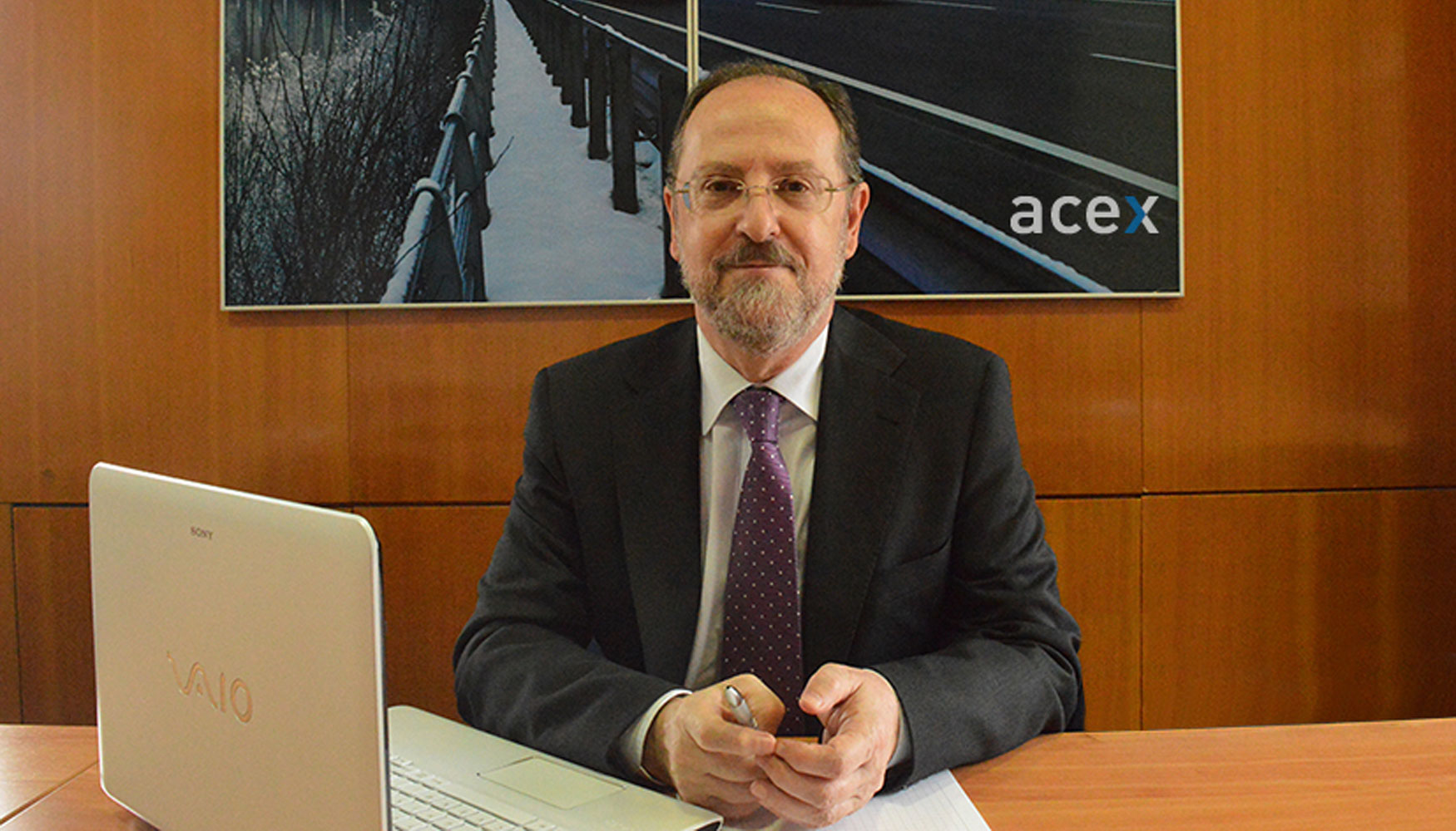 Pablo Sáez, presidente de ACEX Pablo Sáez, presidente de ACEX