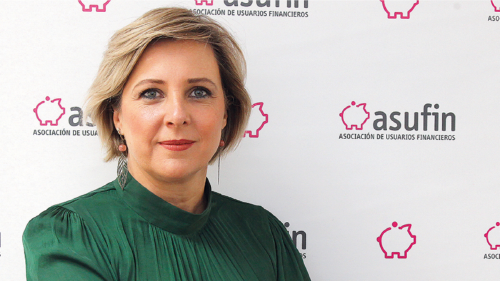 Patricia Suárez, presidenta de ASUFIN. Patricia Suárez, presidenta de ASUFIN.