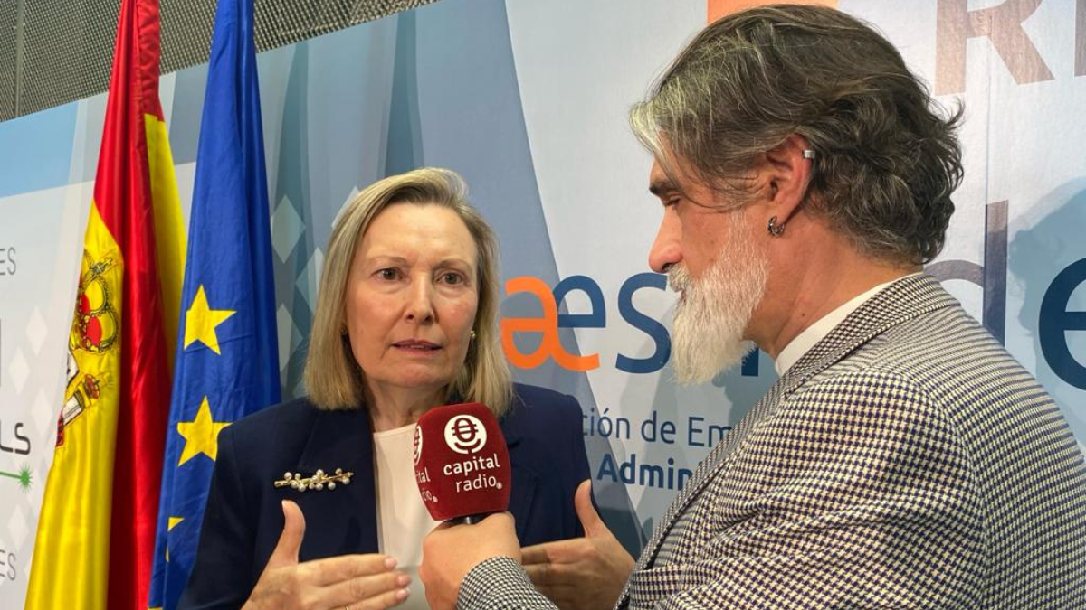 María Amparo Valcarce García, secretaria de Estado de Defensa. María Amparo Valcarce García, secretaria de Estado de Defensa.