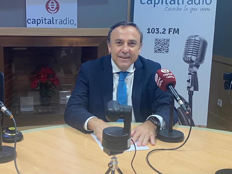 Javier Alonso, CEO de Welcome AM, en los estudios centrales de Capital Radio. Javier Alonso, CEO de Welcome AM, en los estudios centrales de Capital Radio.