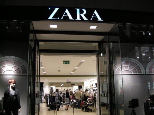 Zara, del grupo Inditex