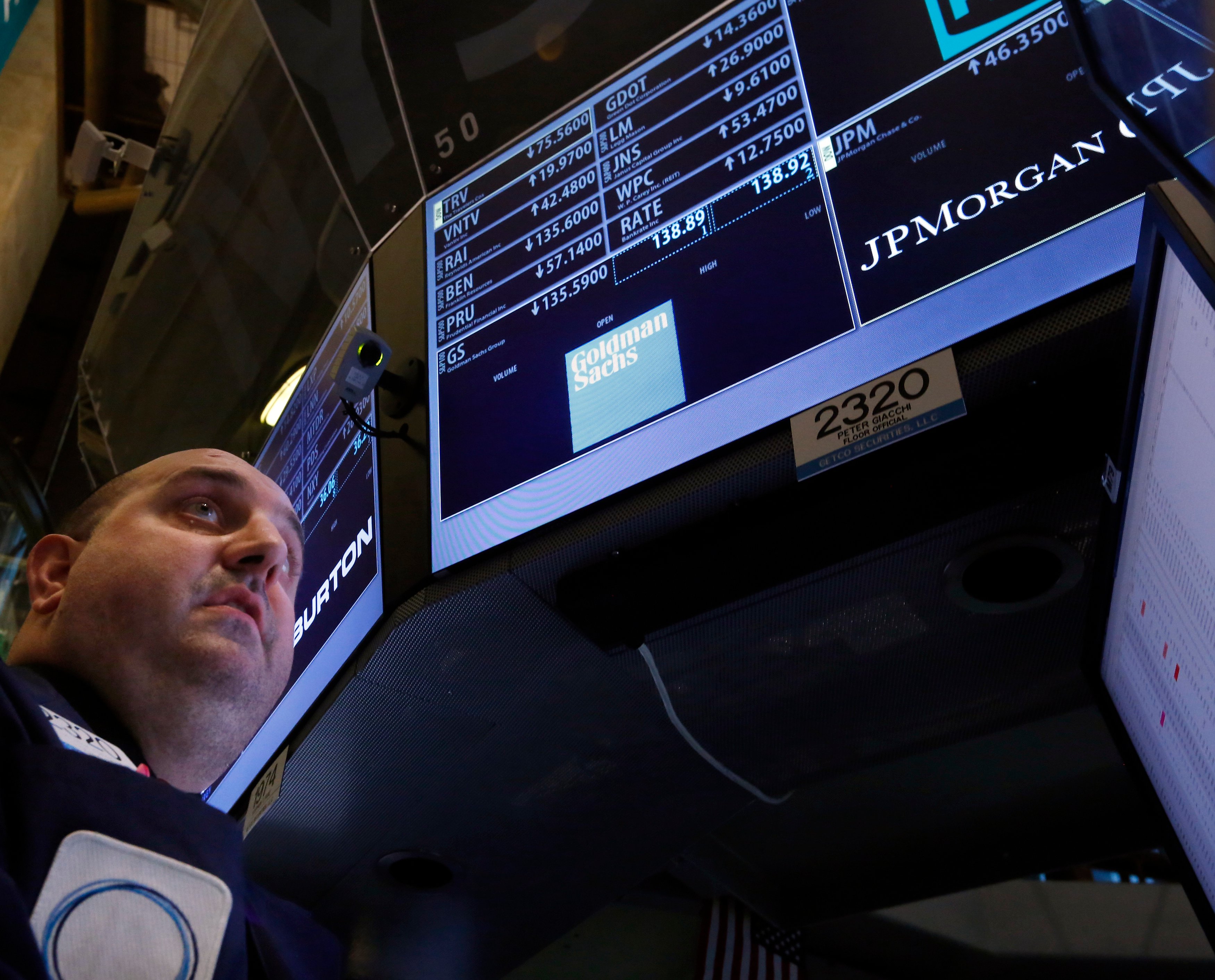 Trader en el NYSE en Wall Street