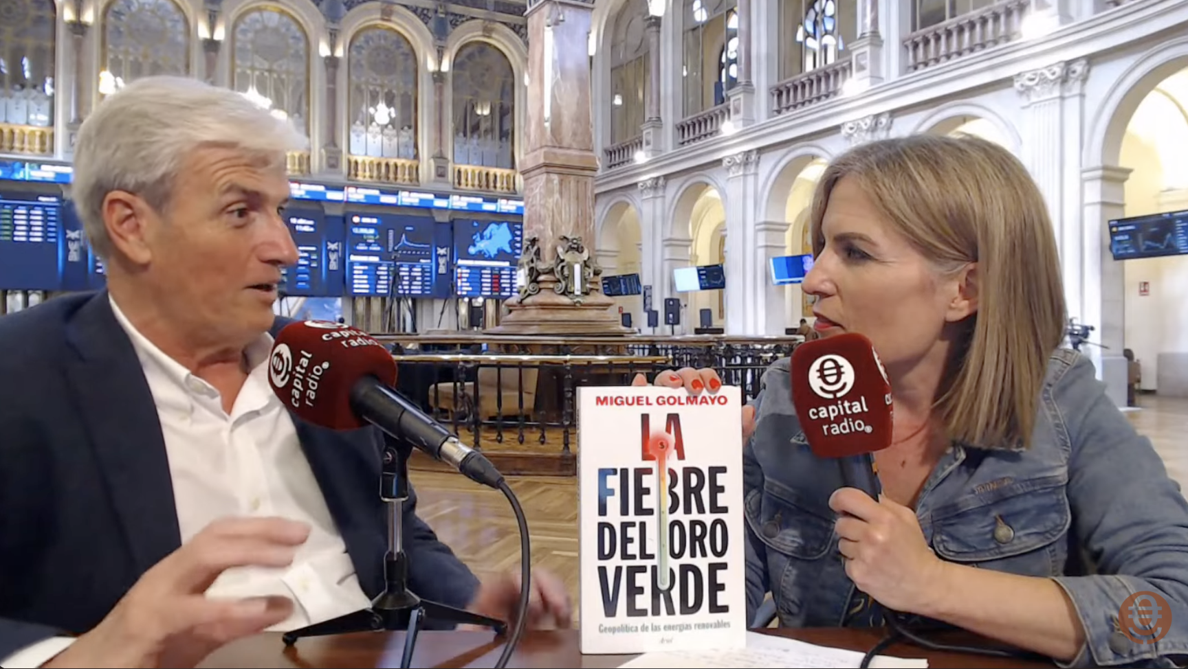 Miguel Golmayo durante la entrevista Miguel Golmayo durante la entrevista