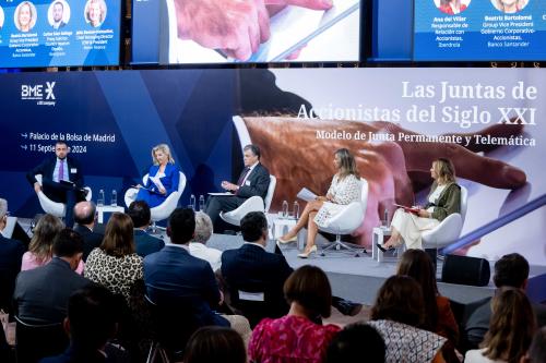 “Las Juntas de Accionistas del Siglo XXI”, evento organizado por BME en el Palacio de la Bolsa de Madrid “Las Juntas de Accionistas del Siglo XXI”, evento organizado por BME en el Palacio de la Bolsa de Madrid