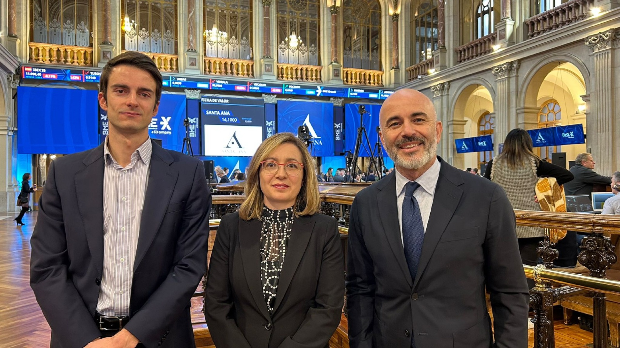 Illán Perales (Indexa Capital), Rocío Arviza (Capital Radio) y David Herrando (Pensumo, Ibercaja)