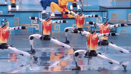Robots humanoides en el Show del Año Nuevo de China Robots humanoides en el Show del Año Nuevo de China
