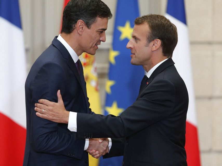 Sanchez y Macron Sanchez y Macron