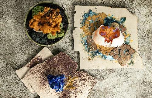 Plato del restaurante Central en Perú Plato del restaurante Central en Perú