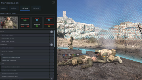 Solución SIMUR desarrollada por Virtualware para la Escuela Militar de Sanidad, Ministerio de Defensa de España Solución SIMUR desarrollada por Virtualware para la Escuela Militar de Sanidad, Ministerio de Defensa de España