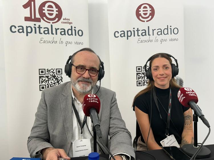 Marlene Santos, Senior Customer Sucess Manager en Rapid7; y Asterio Fernández, arquitecto de Soluciones de Integrity 360. Marlene Santos, Senior Customer Sucess Manager en Rapid7; y Asterio Fernández, arquitecto de Soluciones de Integrity 360.