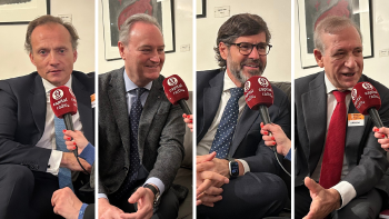 Pedro Carrillo (Grupo Metalia), Alberto Fabra (Pte Comisión de Defensa del Congreso), Manuel Escalante (CTO Indra) y Carlos Laborda (Pte Aicox) Pedro Carrillo (Grupo Metalia), Alberto Fabra (Pte Comisión de Defensa del Congreso), Manuel Escalante (CTO Indra) y Carlos Laborda (Pte Aicox)