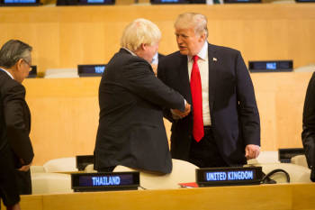 Johnson y Trump