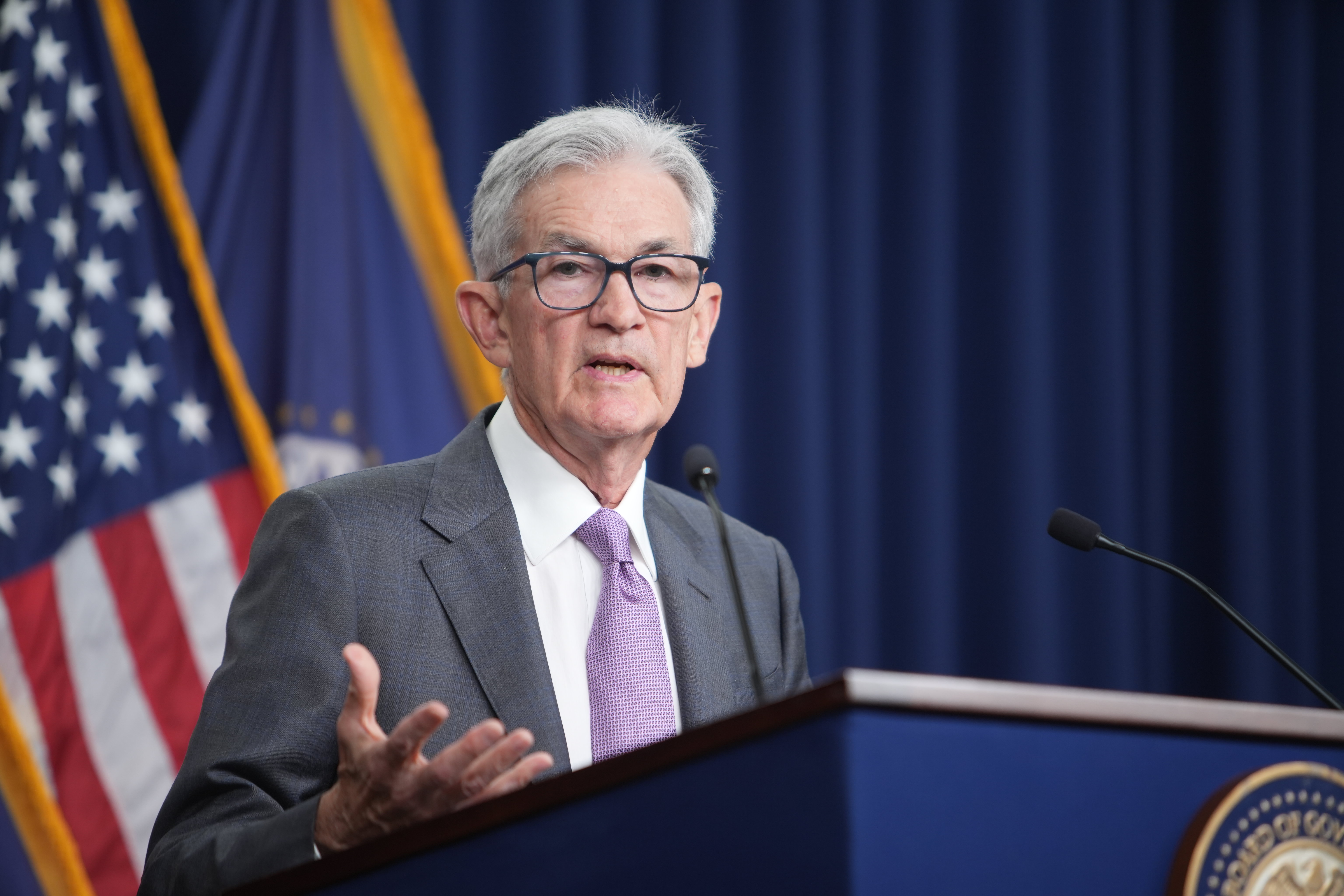 Jerome Powell, presidente de la FED