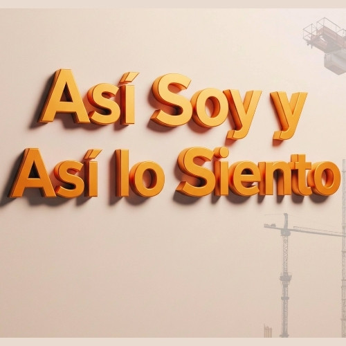 ASI SOY Y ASI LO SIENTO