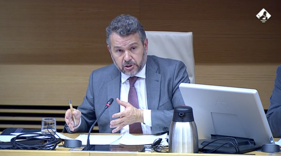 Rodrigo Buenaventura, presidente de la CNMV, en el Congreso de los Diputados Rodrigo Buenaventura, presidente de la CNMV, en el Congreso de los Diputados