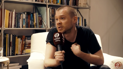 Gary Stevenson (trader y autor de El Juego del Dinero) durante la entrevista Gary Stevenson (trader y autor de El Juego del Dinero) durante la entrevista