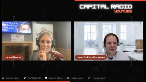 Juan Colón (Darwinex) durante el programa Juan Colón (Darwinex) durante el programa