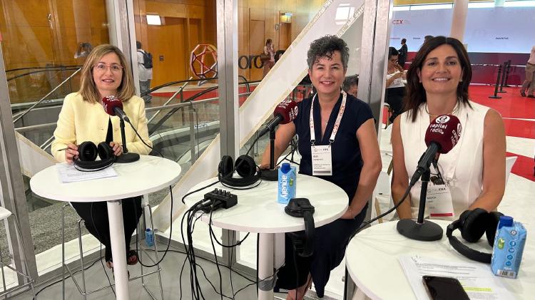 Ana Sarmiento, experta en Liderazgo y Cultura Organizacional; y María Simó, directora ejecutiva de Formación de ICEX Ana Sarmiento, experta en Liderazgo y Cultura Organizacional; y María Simó, directora ejecutiva de Formación de ICEX