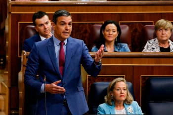 Pedro Sánchez en el Congreso de los Diputados