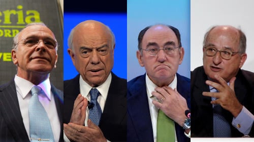 isidro fainé francisco gonzález ignacio sánchez galán antonio brufau isidro fainé francisco gonzález ignacio sánchez galán antonio brufau