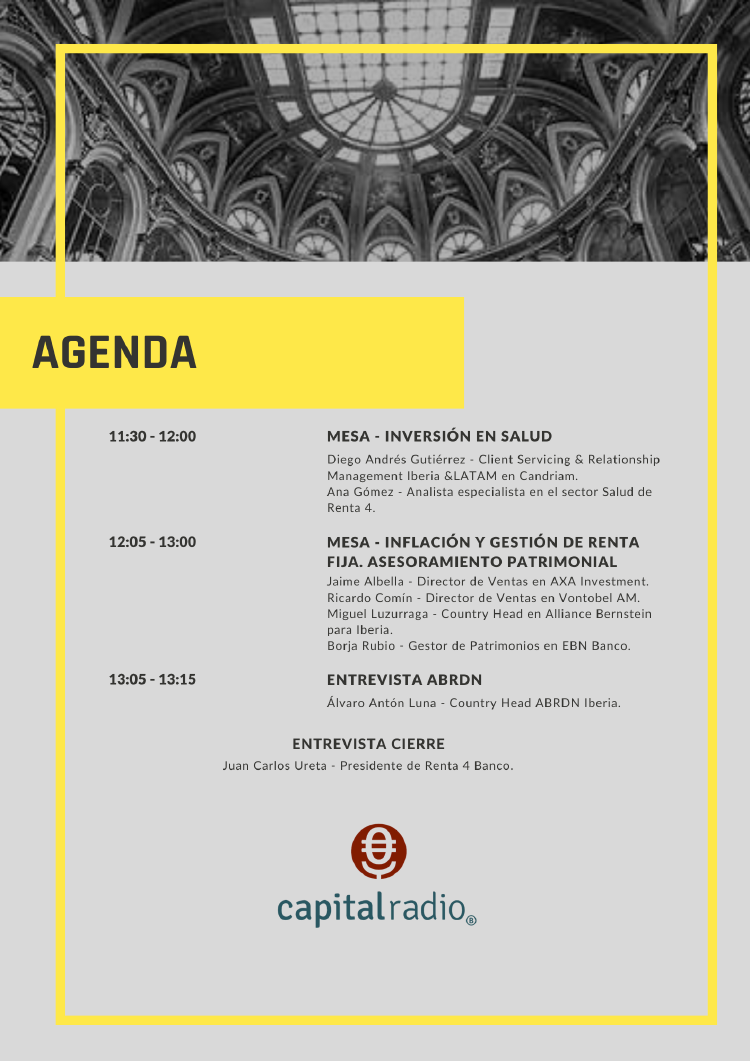 Programa del XI Día de la Inversión de Capital Radio (3) Programa del XI Día de la Inversión de Capital Radio (3)