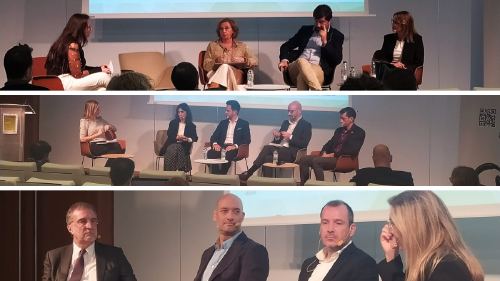 Algunas de las mesas de la jornada Smart Cities Algunas de las mesas de la jornada Smart Cities