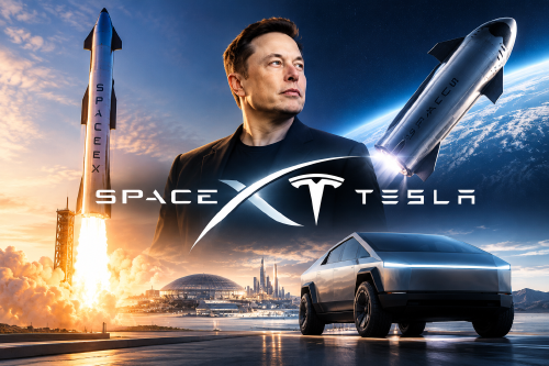Así sería la megafusión de 3,5 billones de SpaceX y Tesla Así sería la megafusión de 3,5 billones de SpaceX y Tesla