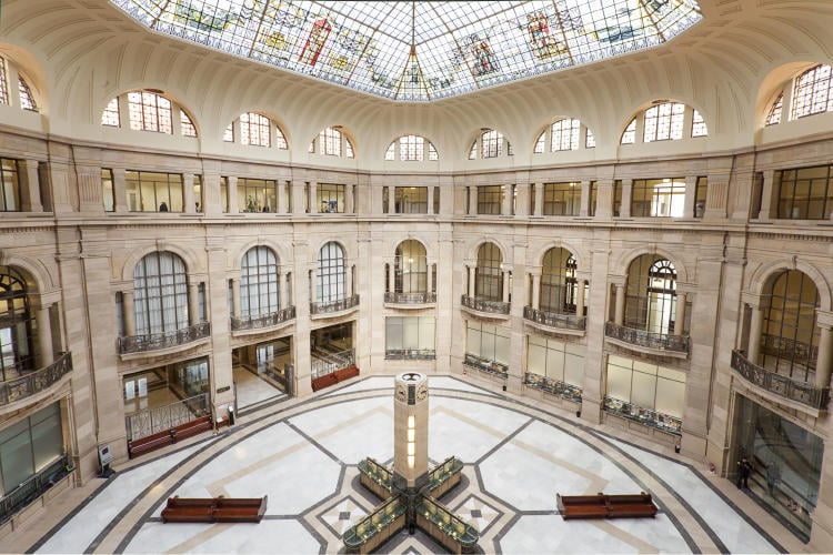 Interior edificio del Banco de España