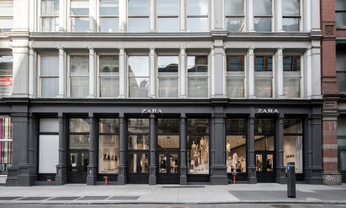 Tienda de Zara (Inditex) en el Soho Tienda de Zara (Inditex) en el Soho