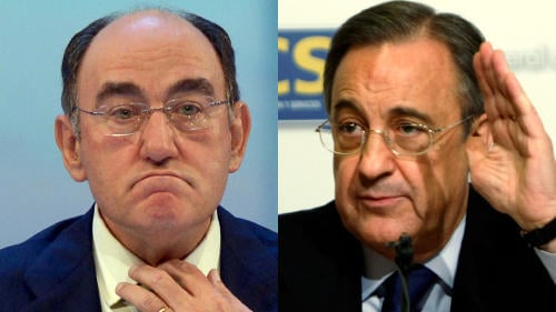 Ignacio Sánchez Galán y Florentino Pérez Ignacio Sánchez Galán y Florentino Pérez