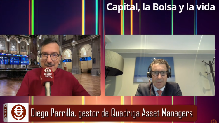 Luis Vicente Muñoz, CEO de Capital Radio; y Diego Parrilla, gestor de Quadriga Asset Managers. Luis Vicente Muñoz, CEO de Capital Radio; y Diego Parrilla, gestor de Quadriga Asset Managers.