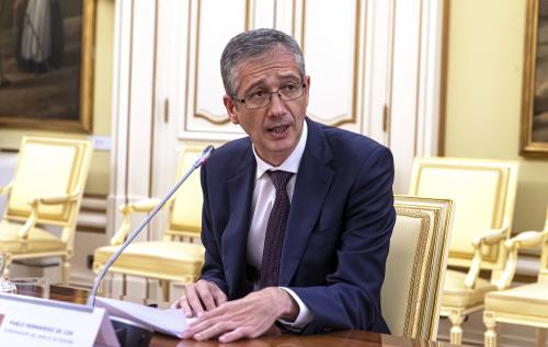 Pablo Hernández de Cos, gobernador del Banco de España Pablo Hernández de Cos, gobernador del Banco de España