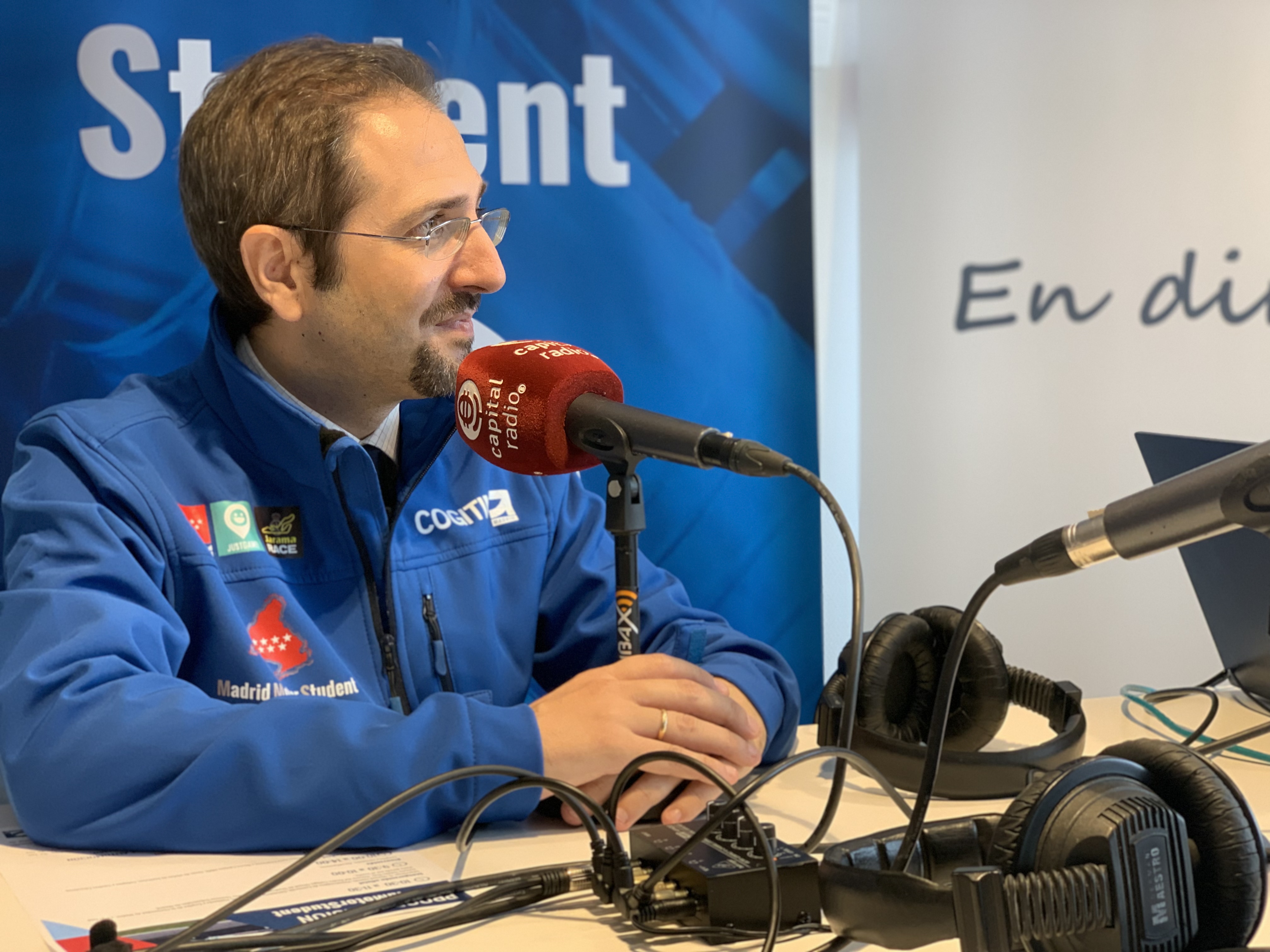 Manuel Llamas, viceconsejero Economía, de la Comunidad de Madrid, con Chimo Ortega Manuel Llamas, viceconsejero Economía, de la Comunidad de Madrid, con Chimo Ortega